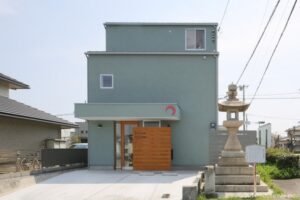 姫路市飾磨区山崎のヘアサロン併用住宅