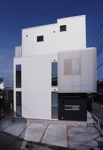 お城を望む家
